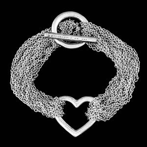 Tiffany & Co. Toggle Open Heart Bracelet